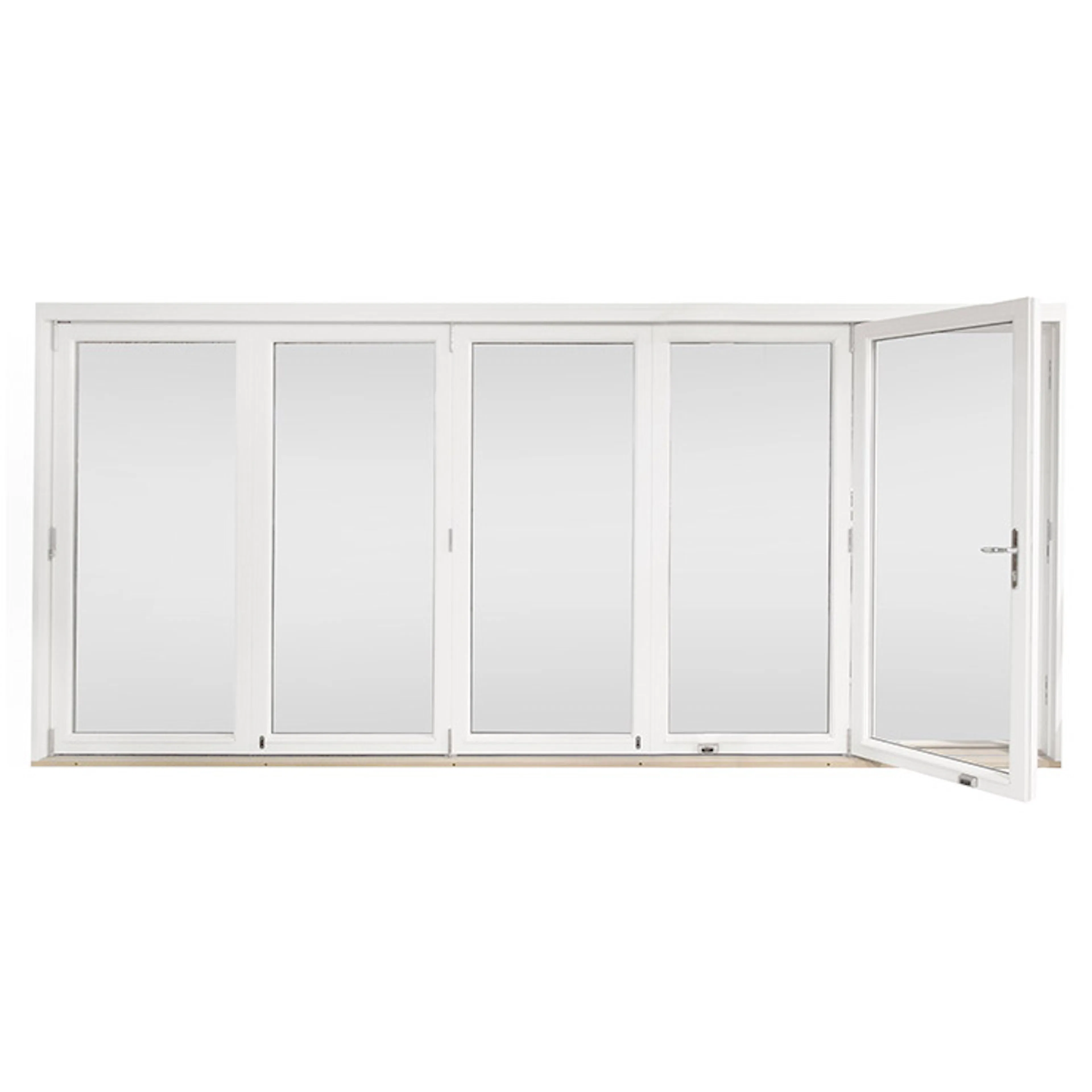 Vikdörr Vilenta Åre Trä/Aluminium 5-Delat