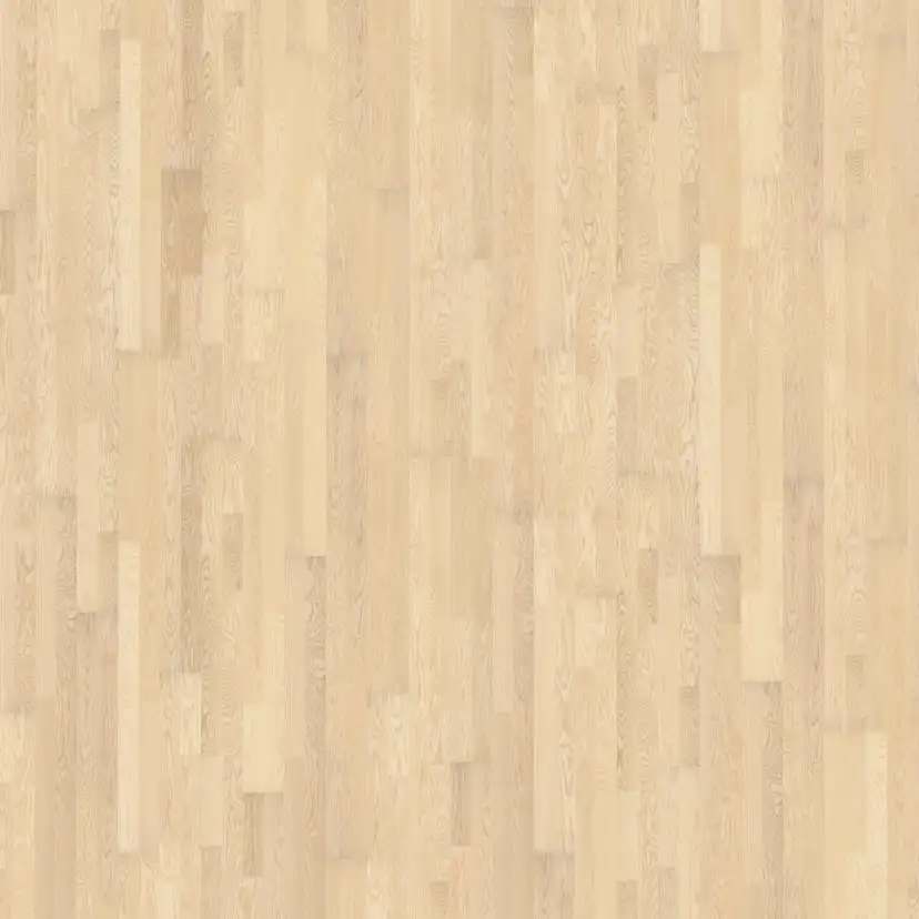 Trägolv Kährs Original Falsterbo VIt Ask, Mattlackerat 2-Stavs Parkettgolv