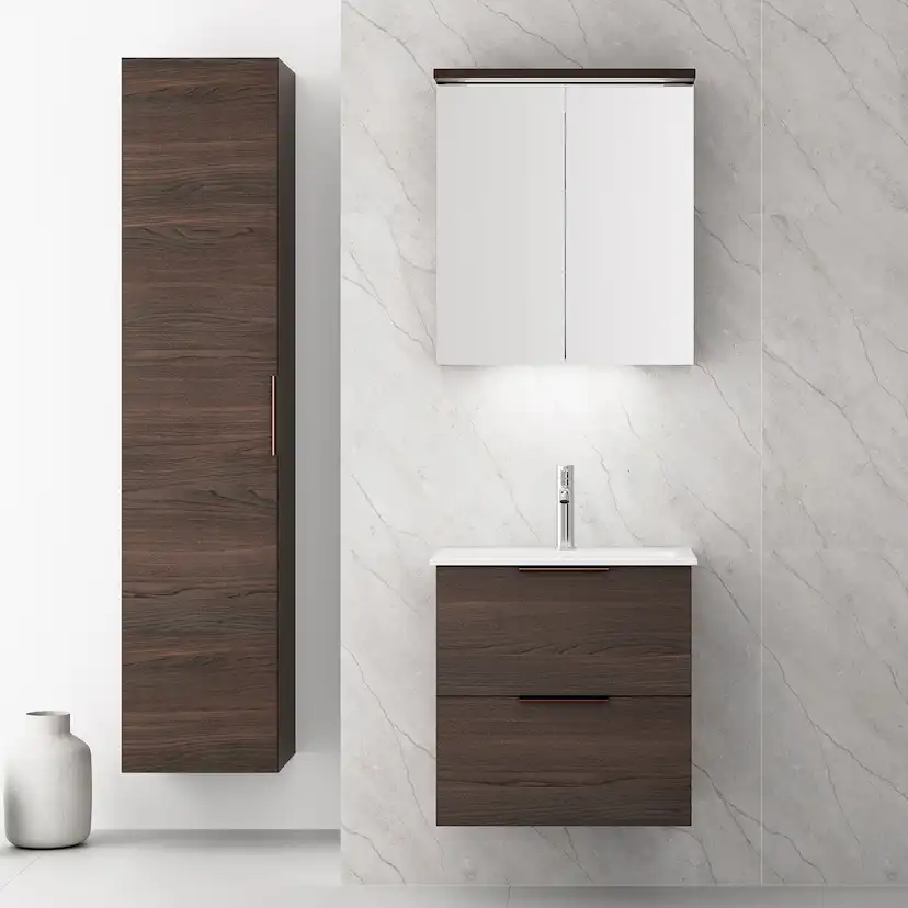 Tvättställsskåp Temal Astra med Tvättställ och 2 lådor