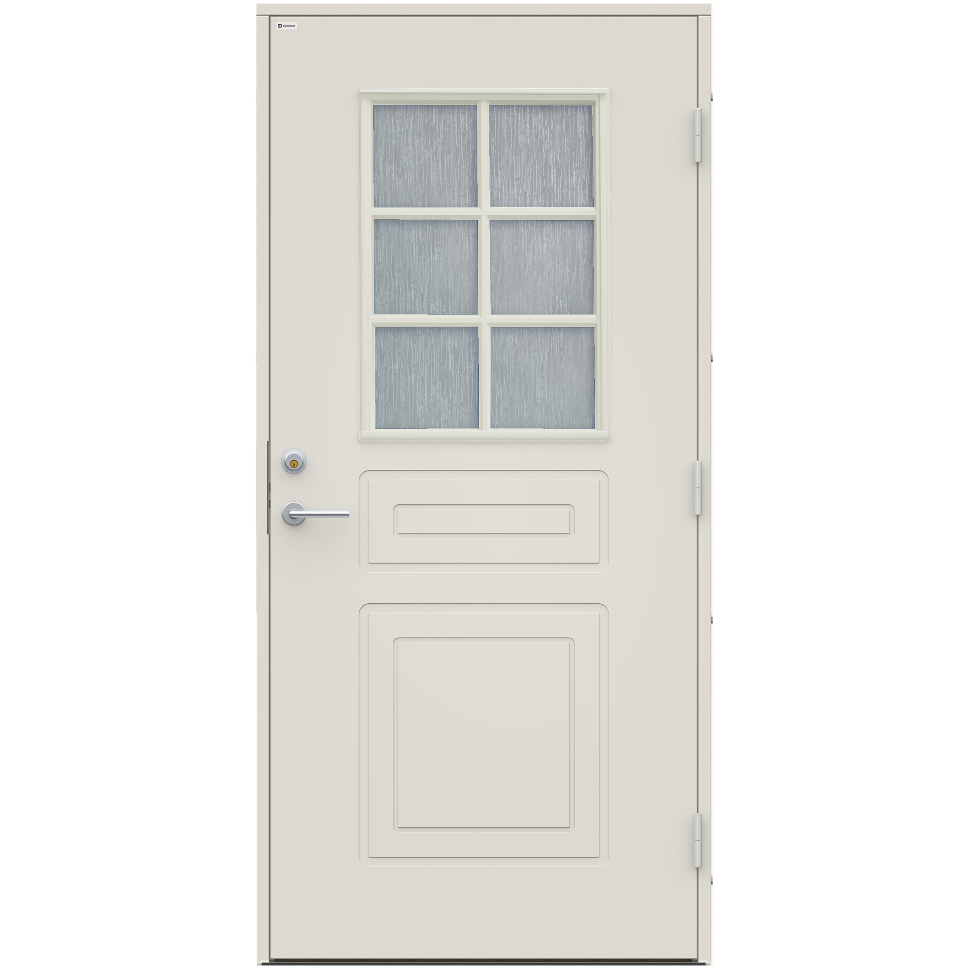 Ytterdörr Diplomat Astrid Glas Lagerförd