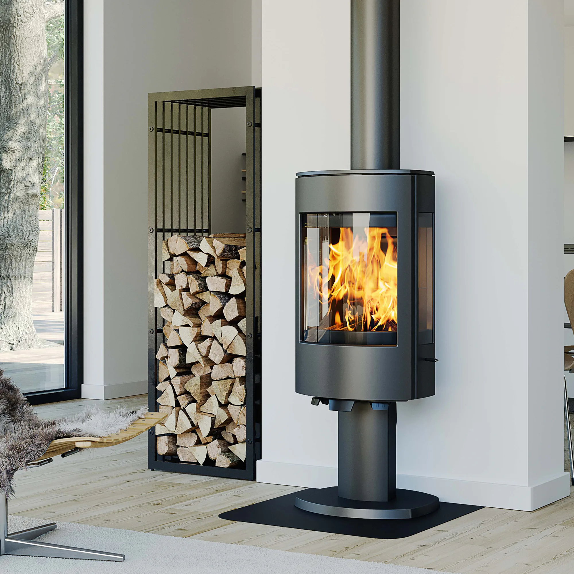 Gjutjärnskamin Dovre Astro 4