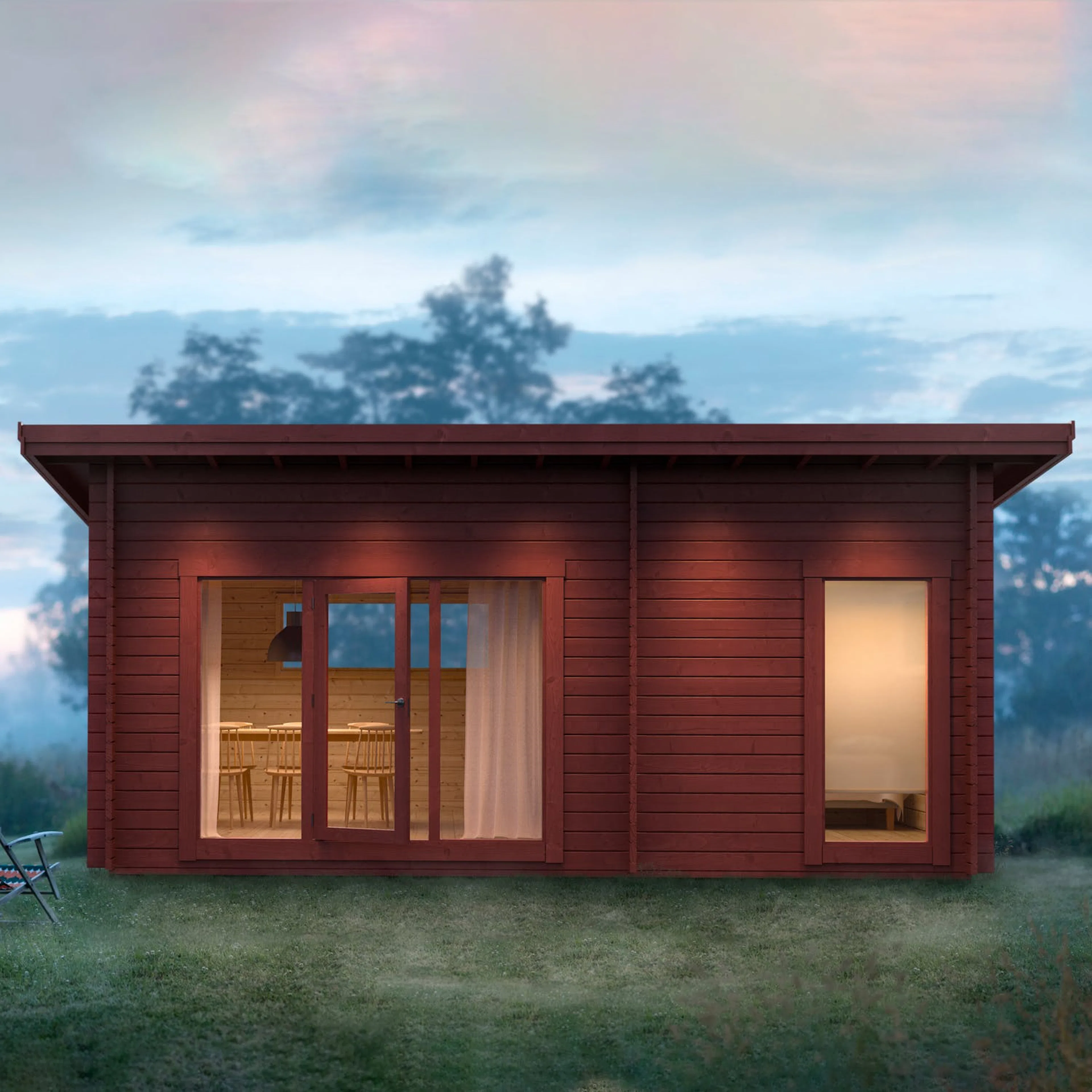 Attefallshus Baseco Nyliden funkisstuga 25 m2