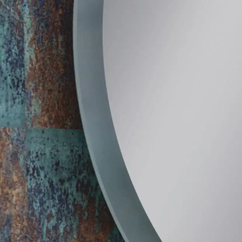 Spegel Vidi Atum Rund med LED-belysning