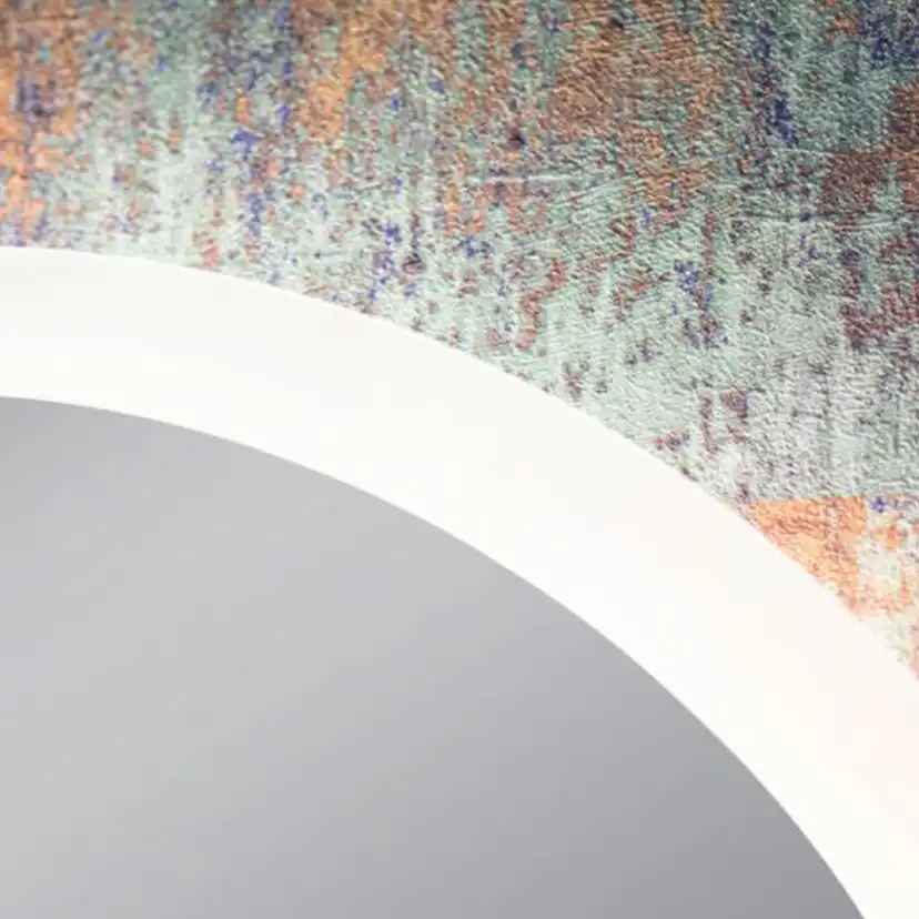 Spegel Vidi Atum Rund med LED-belysning