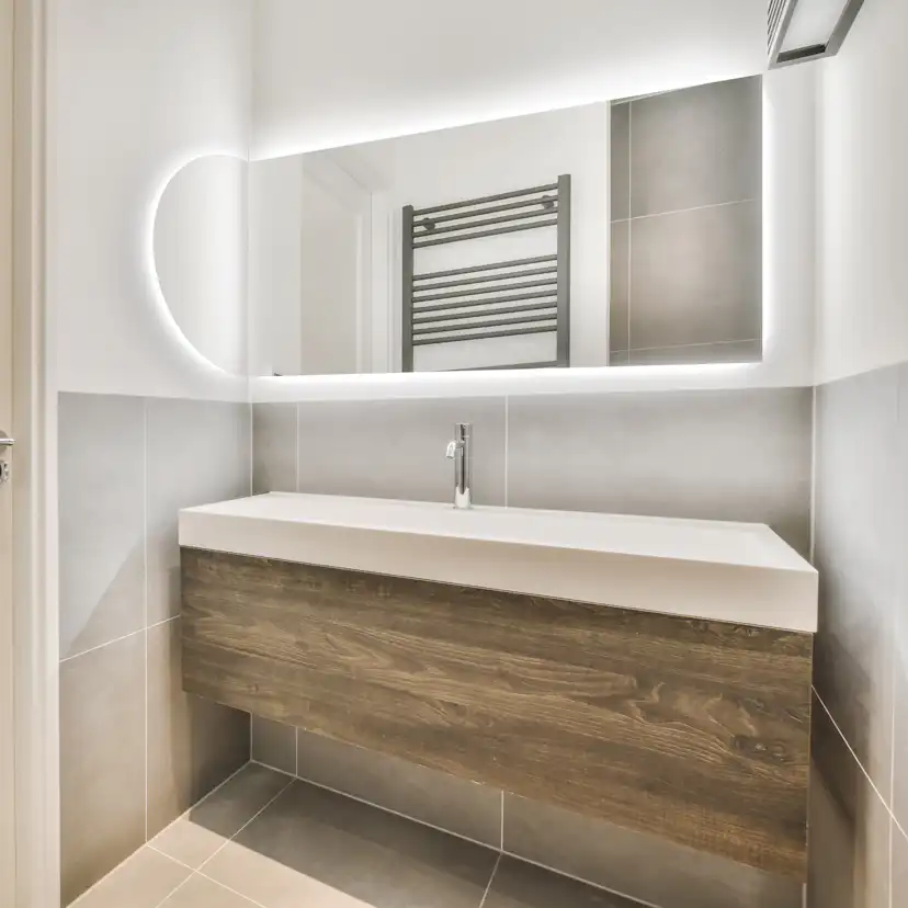 Spegel Vidi Aura med LED-belysning