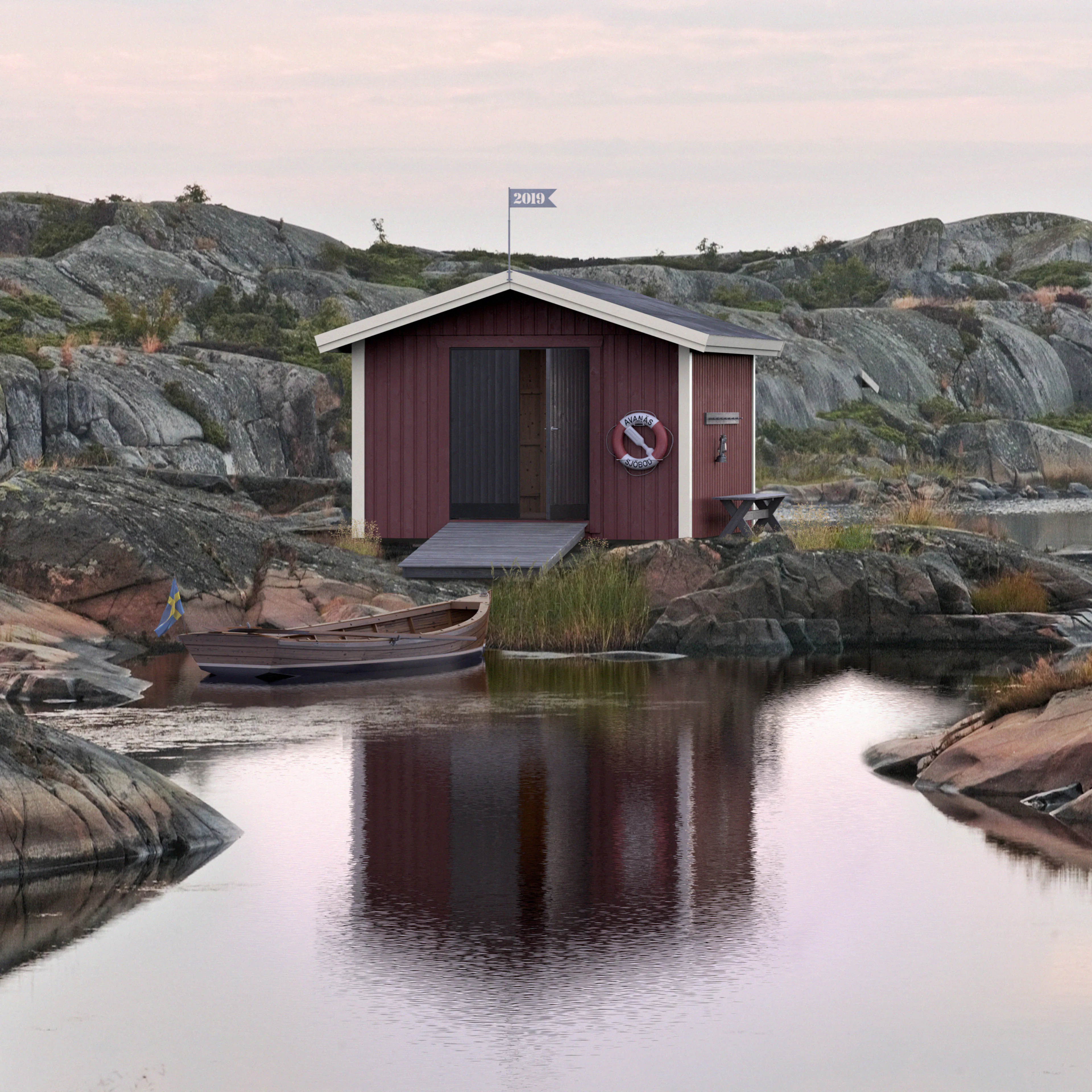 Friggebod Baseco Avanäs 15 m² Förråd