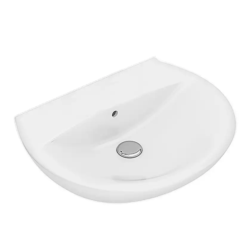 Tvättställ Ifö Spira 570 mm Runt Utan Kranhål