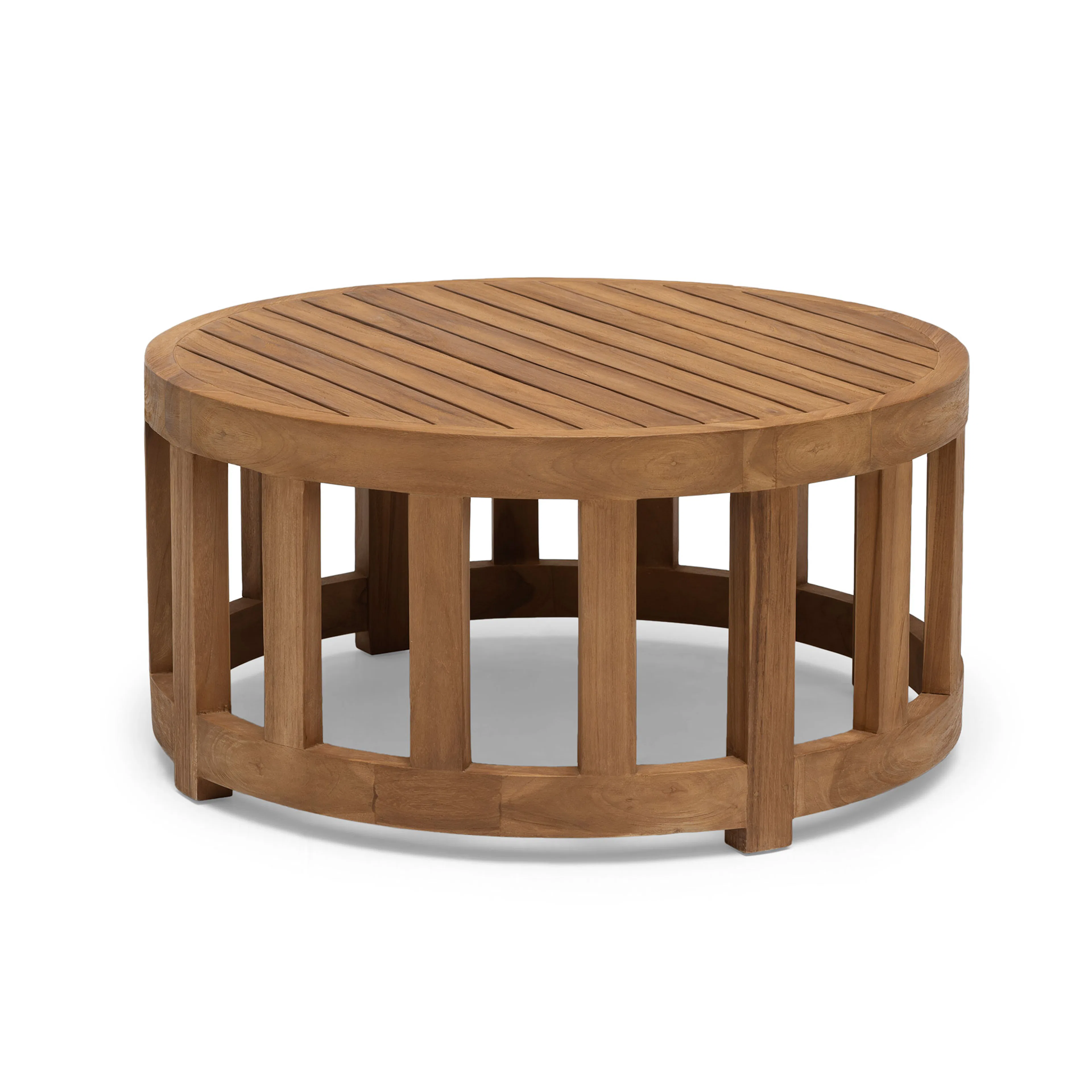 Träbord Hillerstorp Himmelsnäs Ø 80 cm, Runt Utebord i Teak