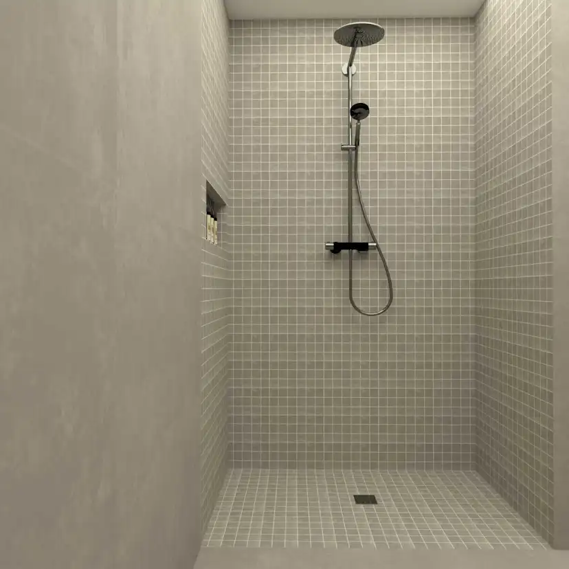 Mosaik Ceramiche Keope Ikon Silver Grå 5x5 cm Matt