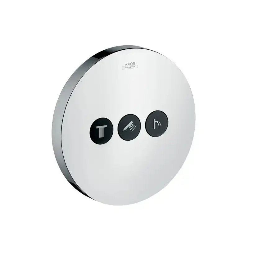 Inbyggnadsblandare Axor ShowerSelect Rund 3-utlopp