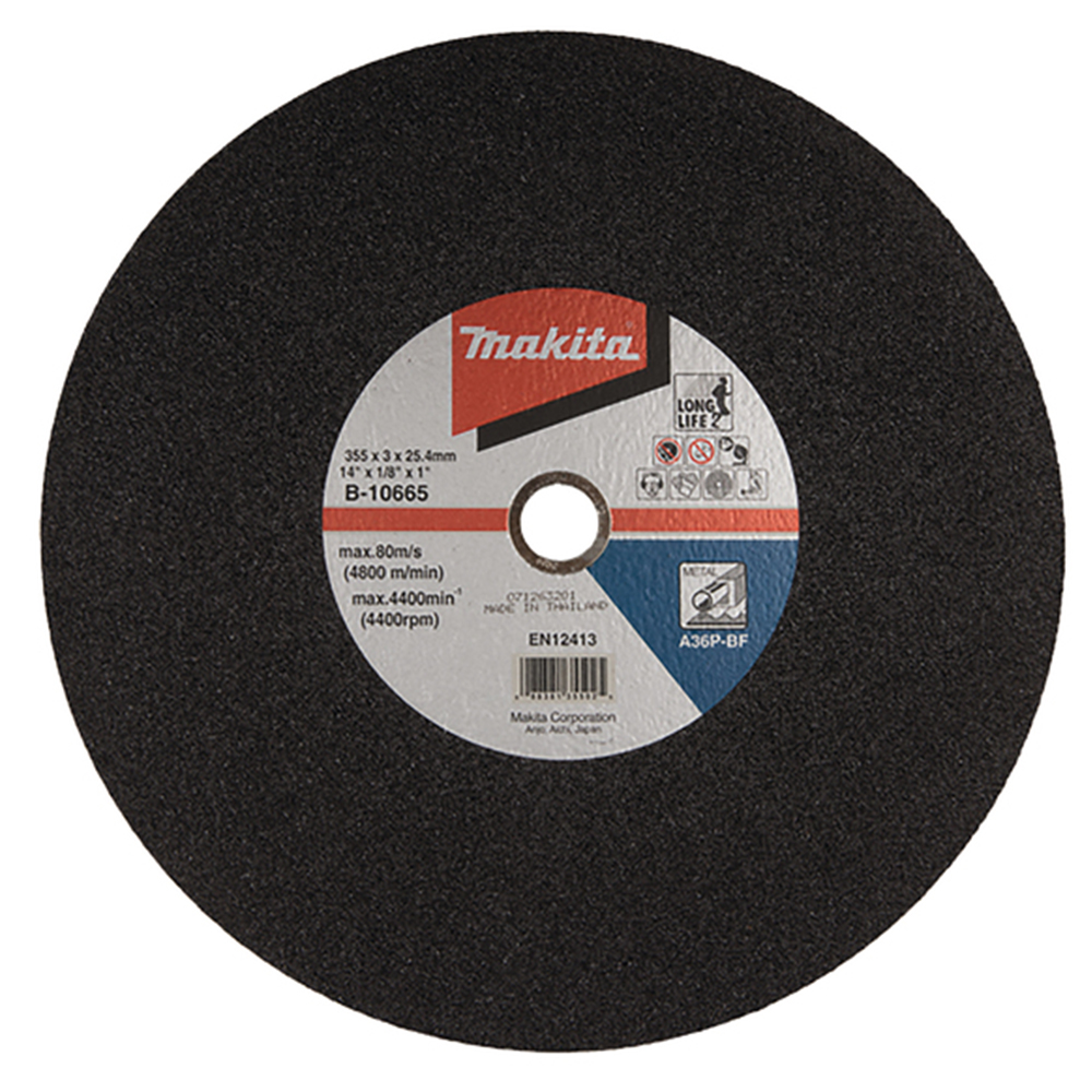 Kapskiva Makita 355 Stål B-10665-5