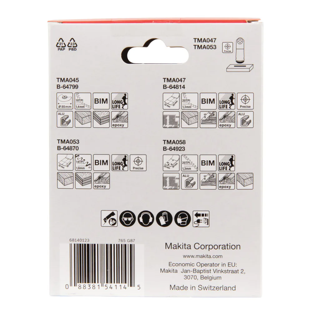 Sågbladssats Makita B-67480 Starlock Longlife