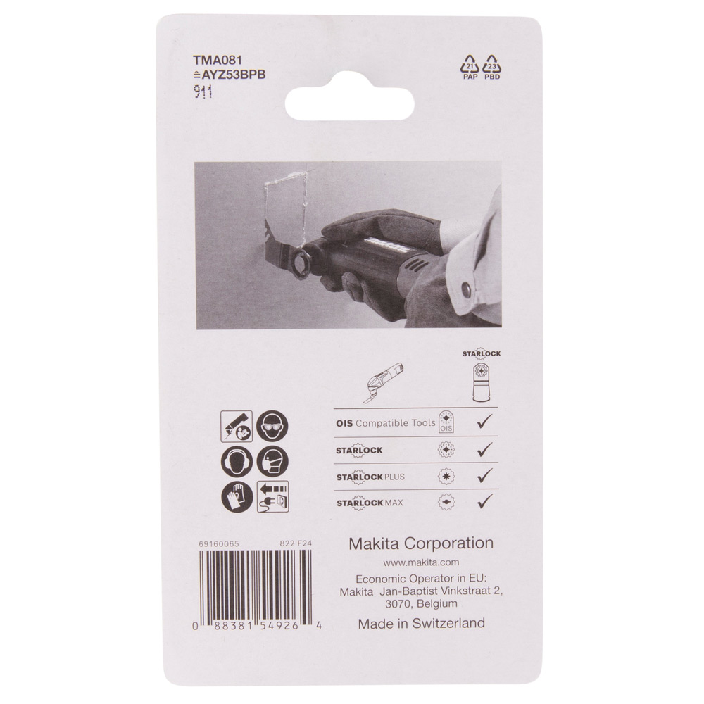 Instick Makita B-69777 Starlock 53 mm