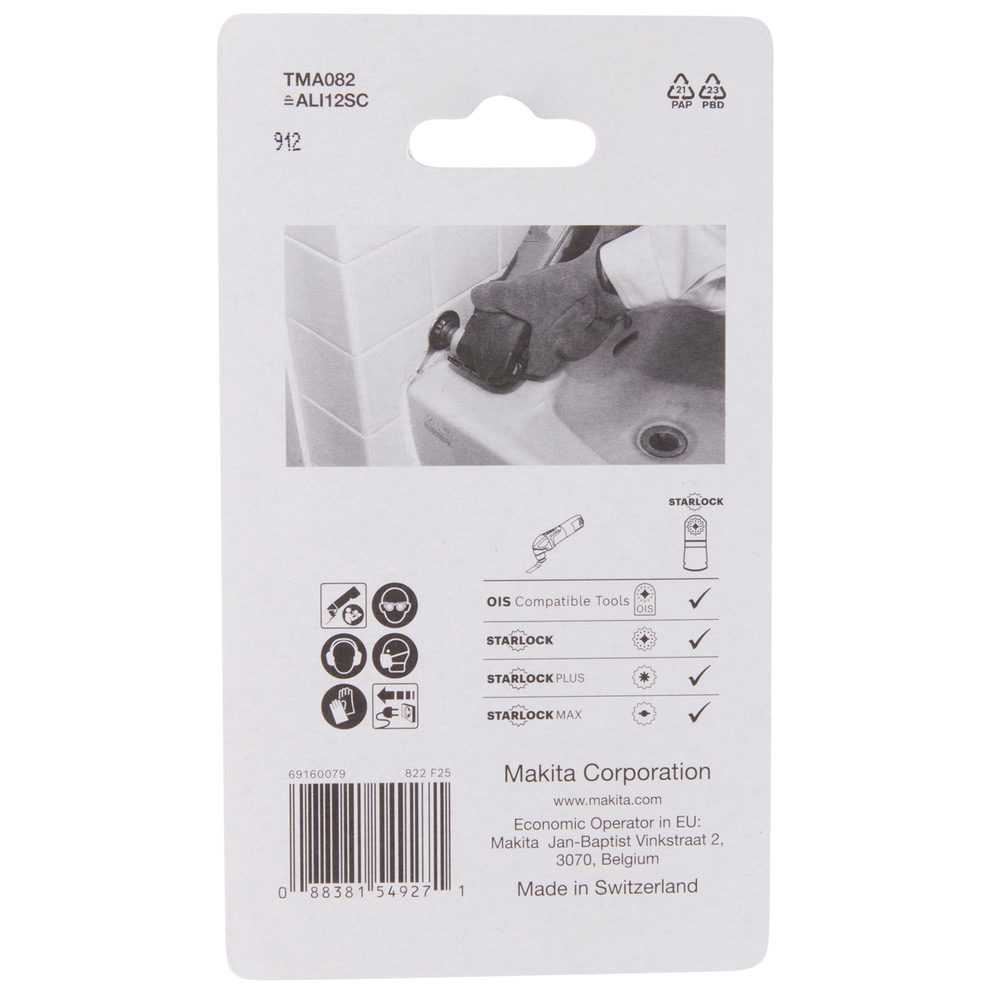 Fogskärare Makita B-69783 Starlock 12 mm