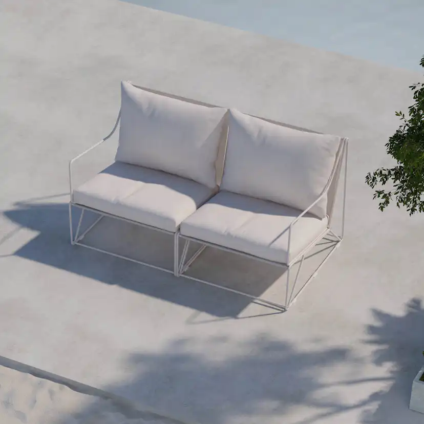 Utesoffa Comfort Garden Usteryd 2 sits Loungesoffa Utomhus