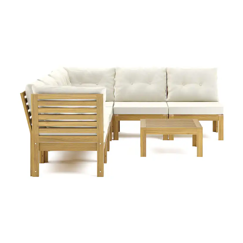 Loungegrupp Comfort Garden Lindha 6-sits Loungegrupp Utomhus