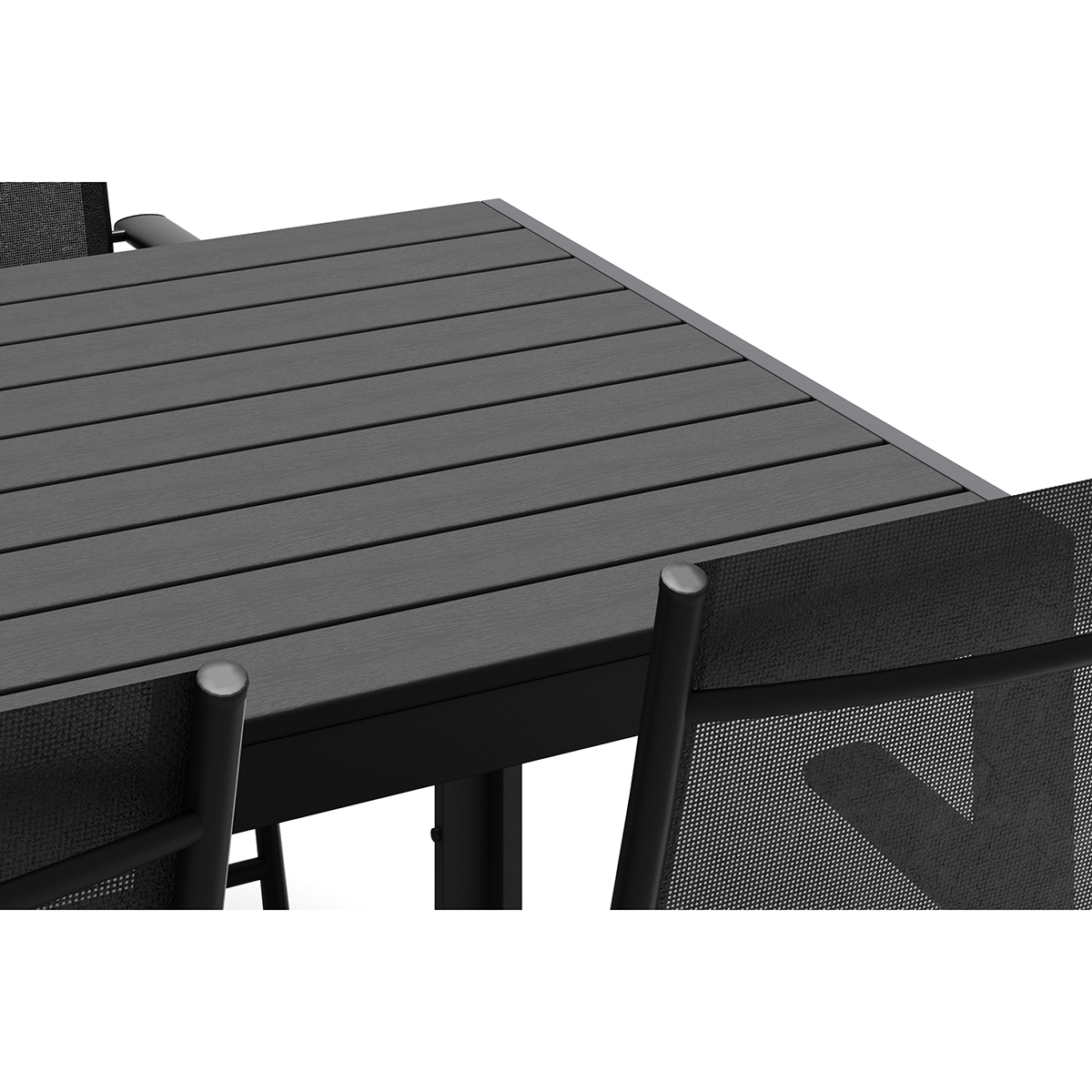 Trädgårdsgrupp Comfort Garden Siri Matbord 205 cm med 6 Sanna Matstolar