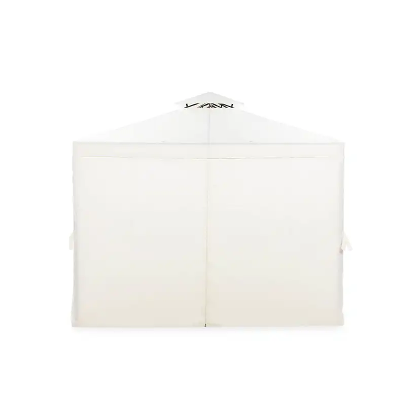 Paviljong Comfort Garden Bermuda komplett paviljong inkl tak och väggar 3x3m - Offwhite