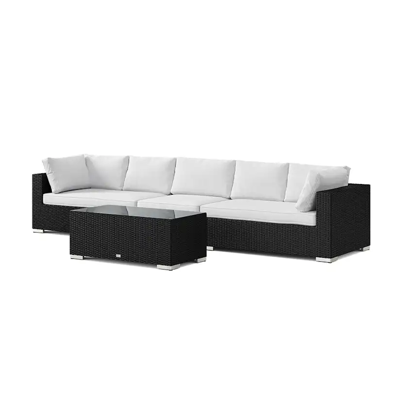 Loungegrupp Comfort Garden Bahamas utesoffa 5-sits med bord