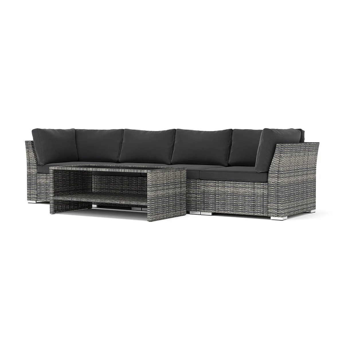 Loungesoffa Comfort Garden Wisconsin utomhus rak 4-sits soffa