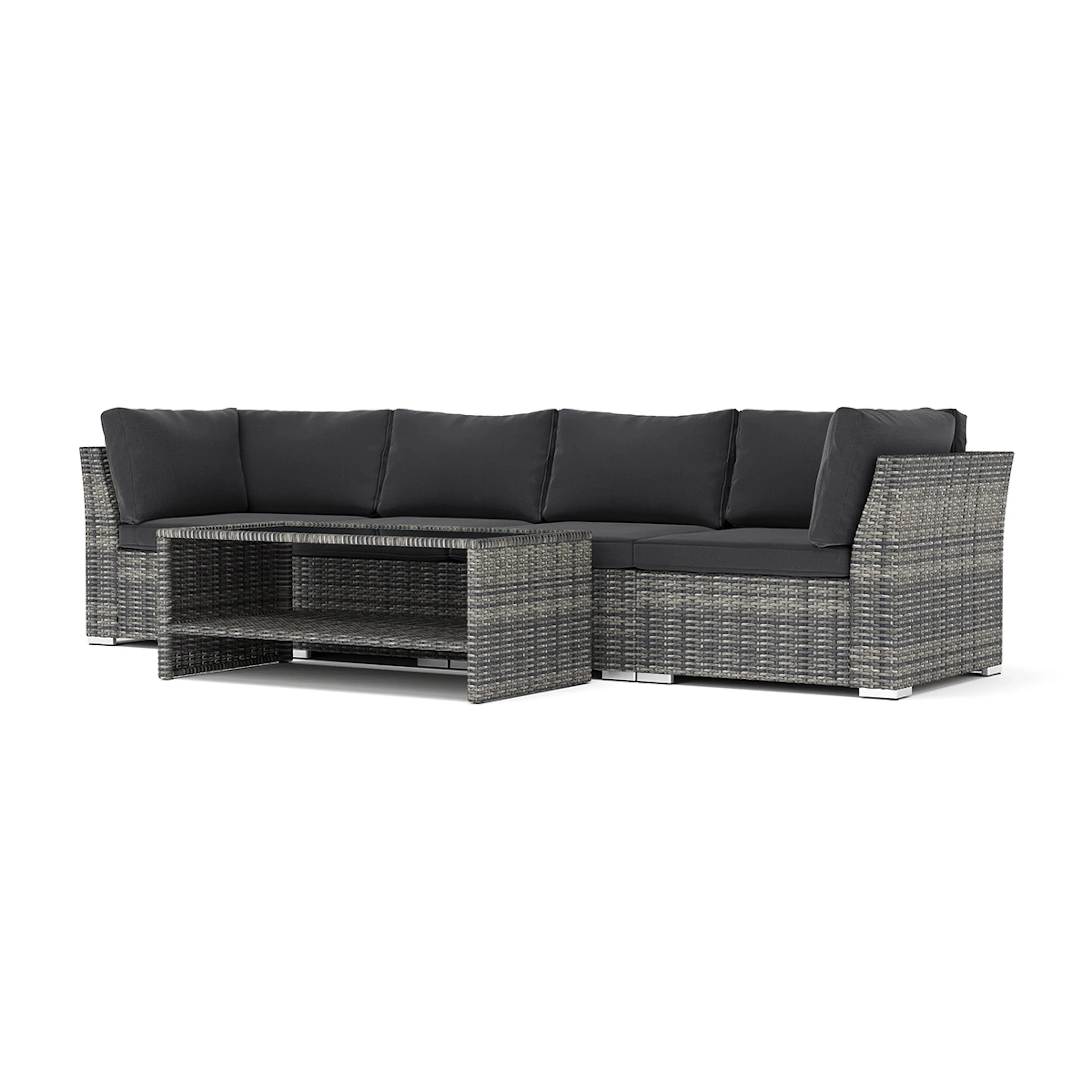 Loungesoffa Comfort Garden Wisconsin utomhus rak 4-sits soffa