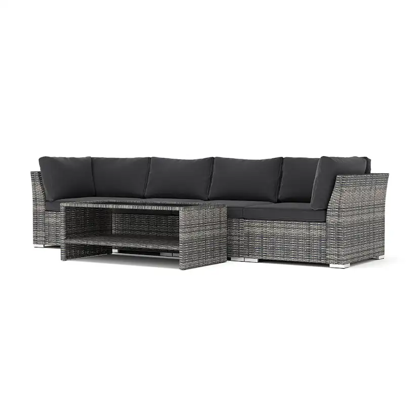 Loungesoffa Comfort Garden Wisconsin utomhus rak 4-sits soffa