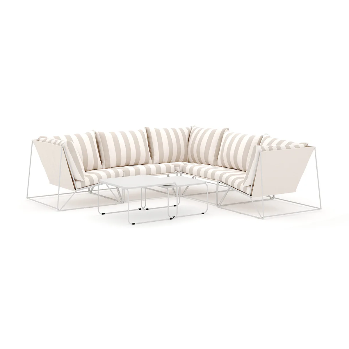 Loungesoffa Comfort Garden Usteryd utomhus hörnsoffa 5-sits vändbar