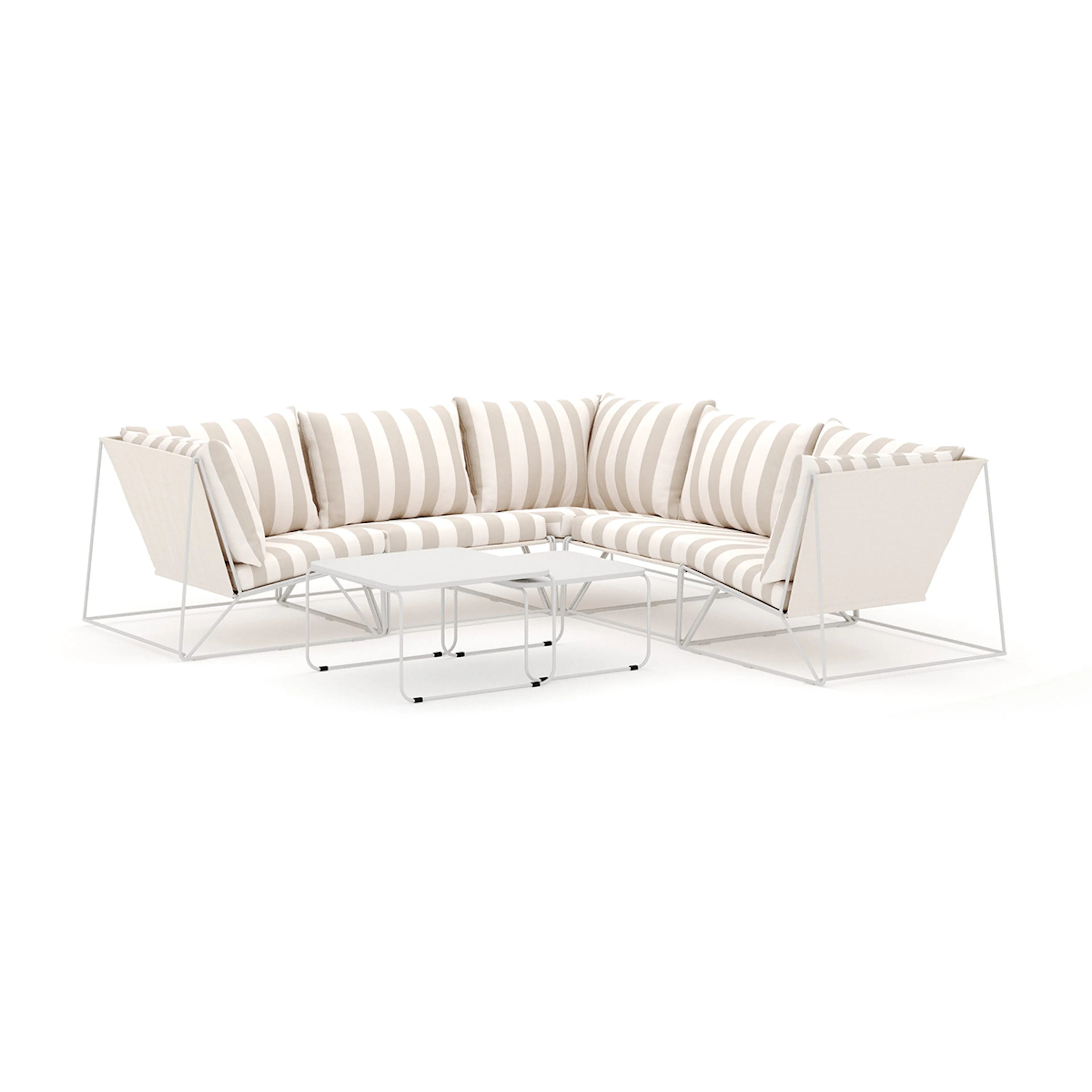 Loungesoffa Comfort Garden Usteryd utomhus hörnsoffa 5-sits vändbar