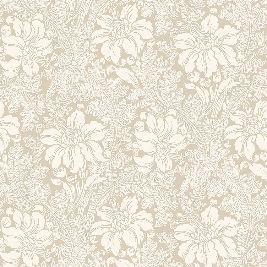 Tapet Boråstapeter Vårt Arkiv Acanthus 2011 EasyUp, Mönstrad Vit