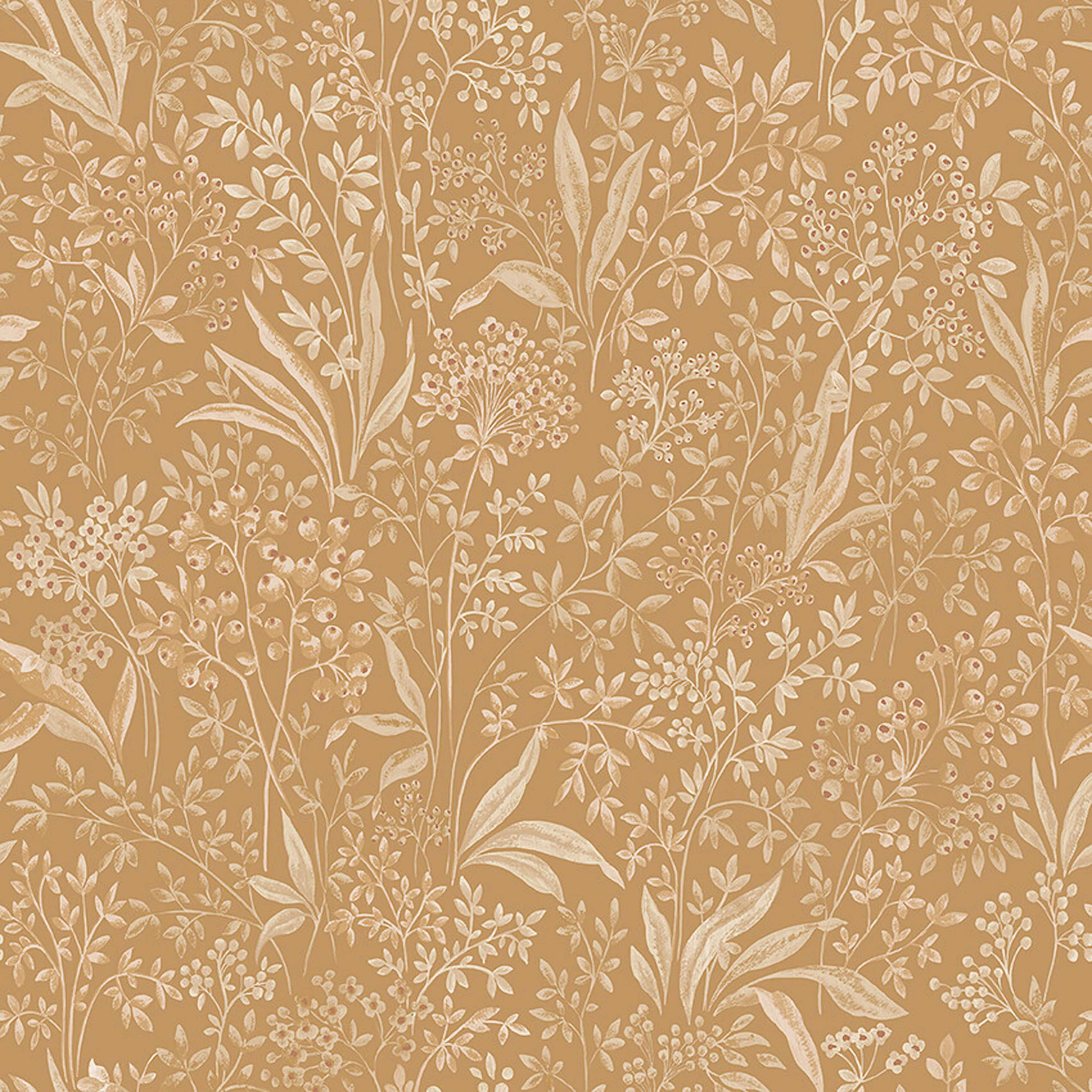 Tapeter Boråstapeter Vårt Arkiv Nocturne 2022 EasyUp, Mönstrad Gul