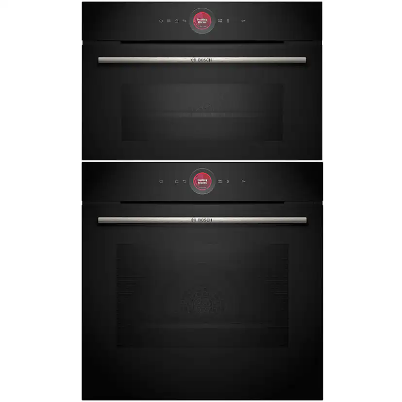 Ugn och Mikro Bosch HBG7221B1 + CMG7241B1 Serie 8 Kompaktugn Med WiFi