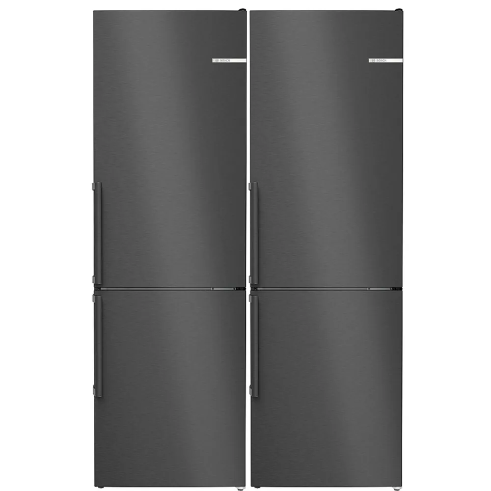 Kombiskåp Kyl/Frys Bosch 2 st KGN36VXCT Serie 4 186cm Otroligt Tyst Energiklass C