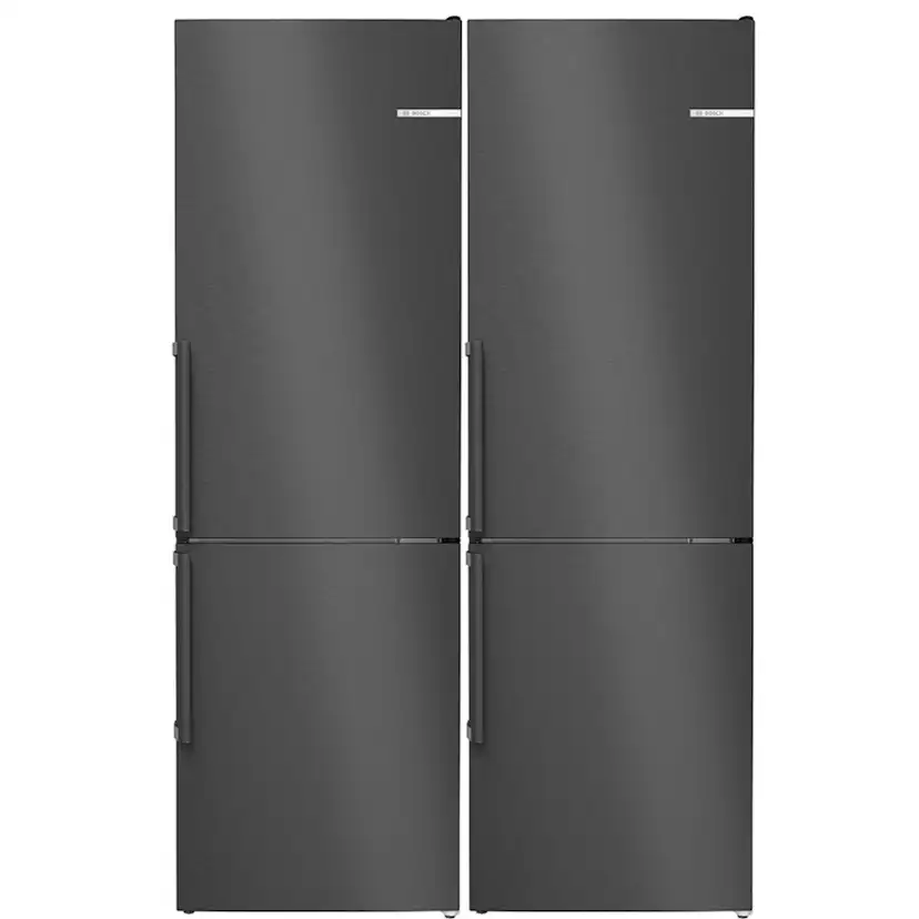 Kombiskåp Kyl/Frys Bosch 2 st KGN36VXCT Serie 4 186cm Otroligt Tyst Energiklass C