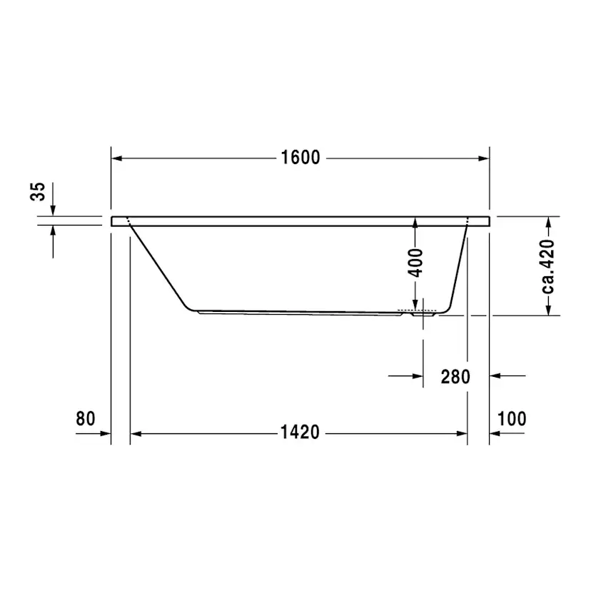 Badkar Duravit D-Code