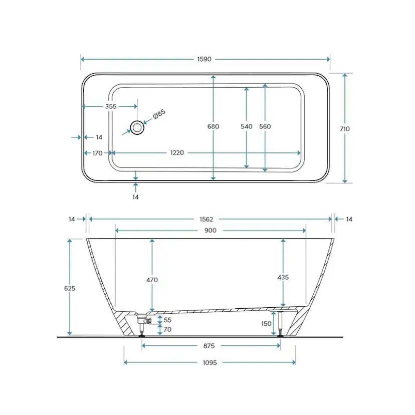 Badkar Nordhem Värmdö