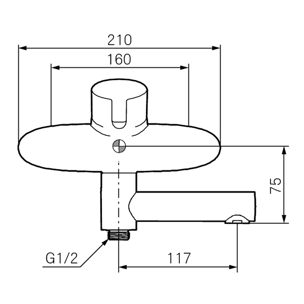 Badkarsblandare Mora MMIX W5