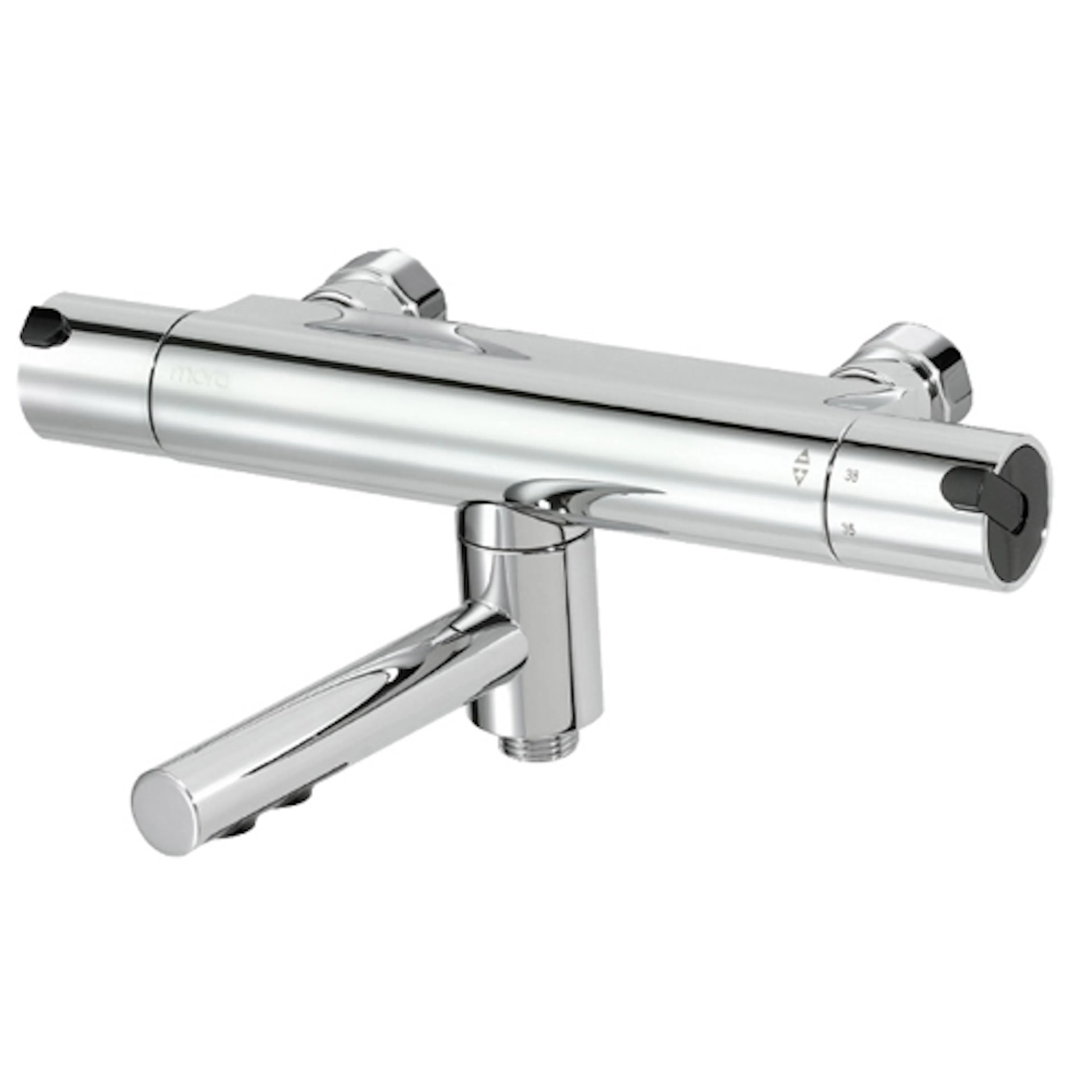 Badkarsblandare Mora Rexx T5 Krom/Svart