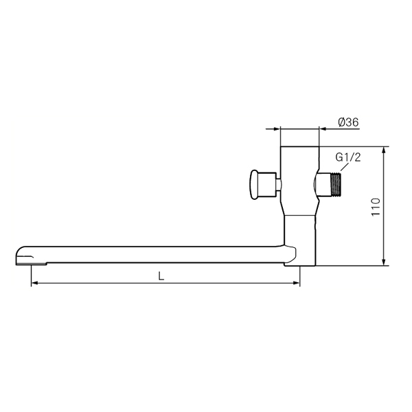 Badkarspip Mora inkl Dragomkastare
