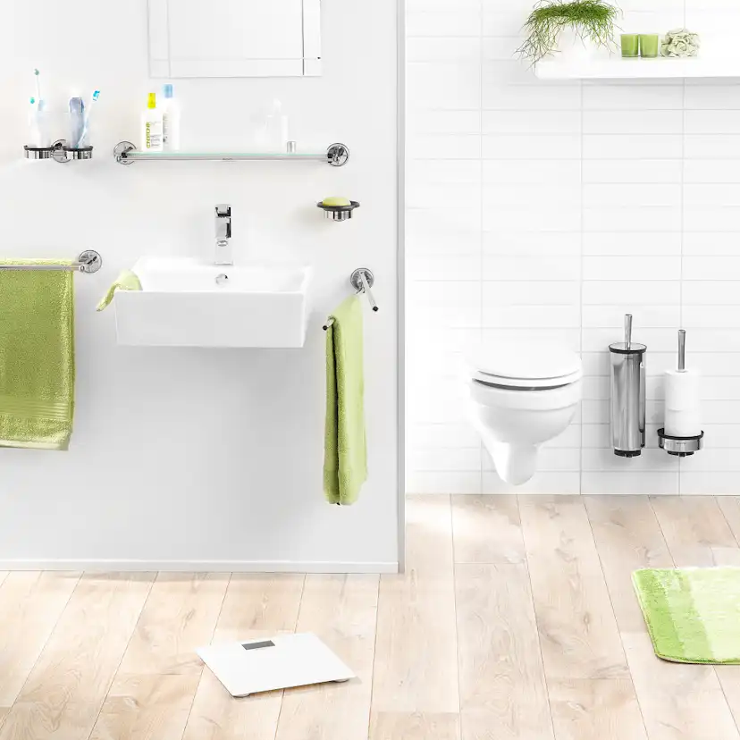 Badrumsvåg Brabantia Batteridriven