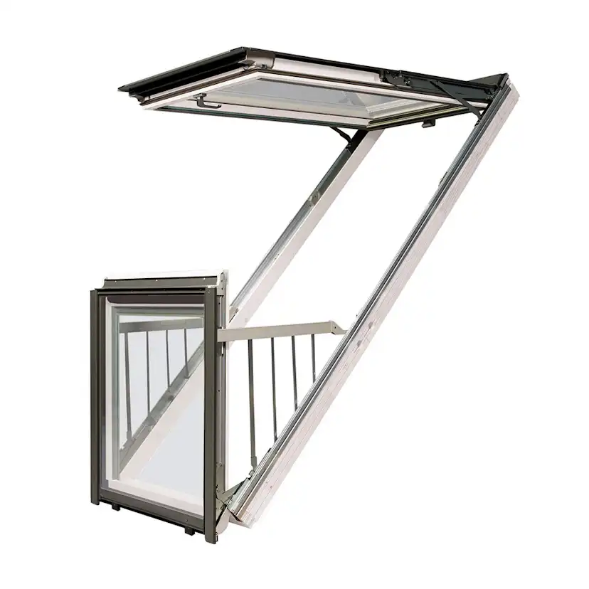 Balkongfönster Fakro Premium 2-Glas Balkongfönster FGH-V P2