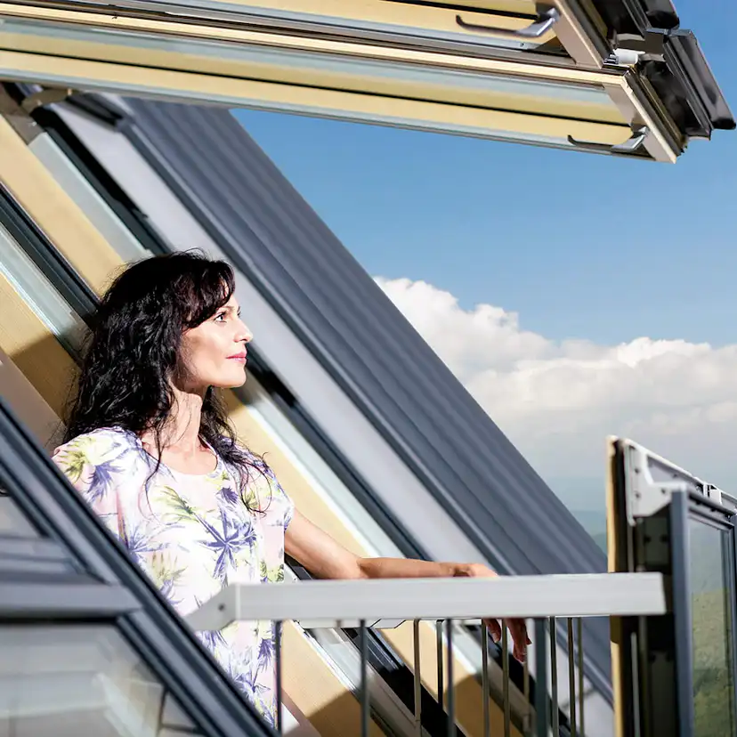 Balkongfönster Fakro Premium 2-Glas Balkongfönster FGH-V P2