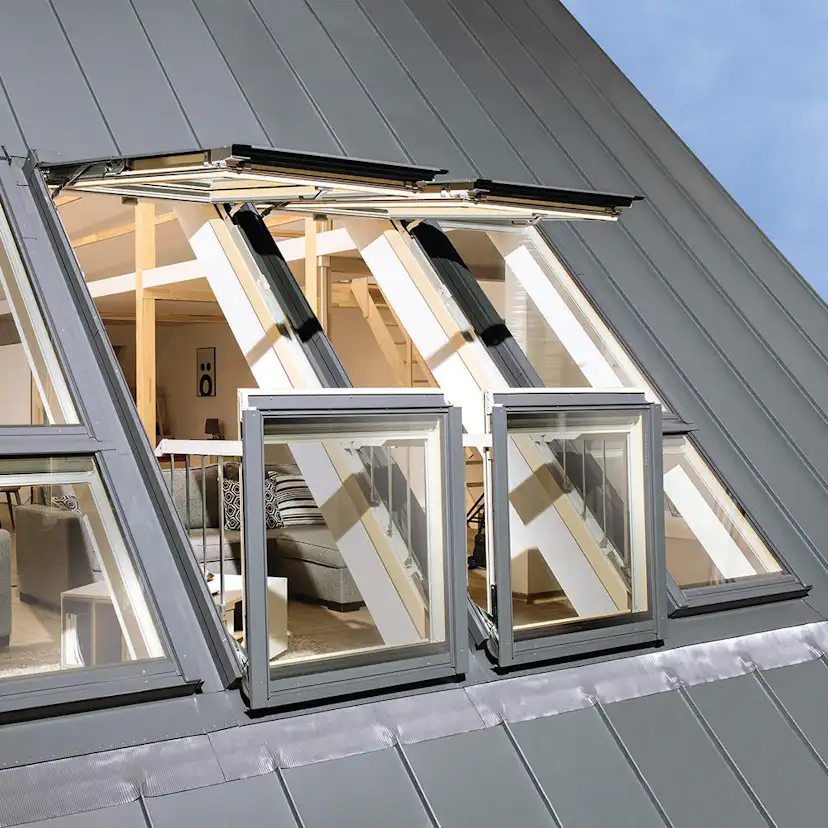 Balkongfönster Fakro Premium 2-Glas Balkongfönster FGH-V P2