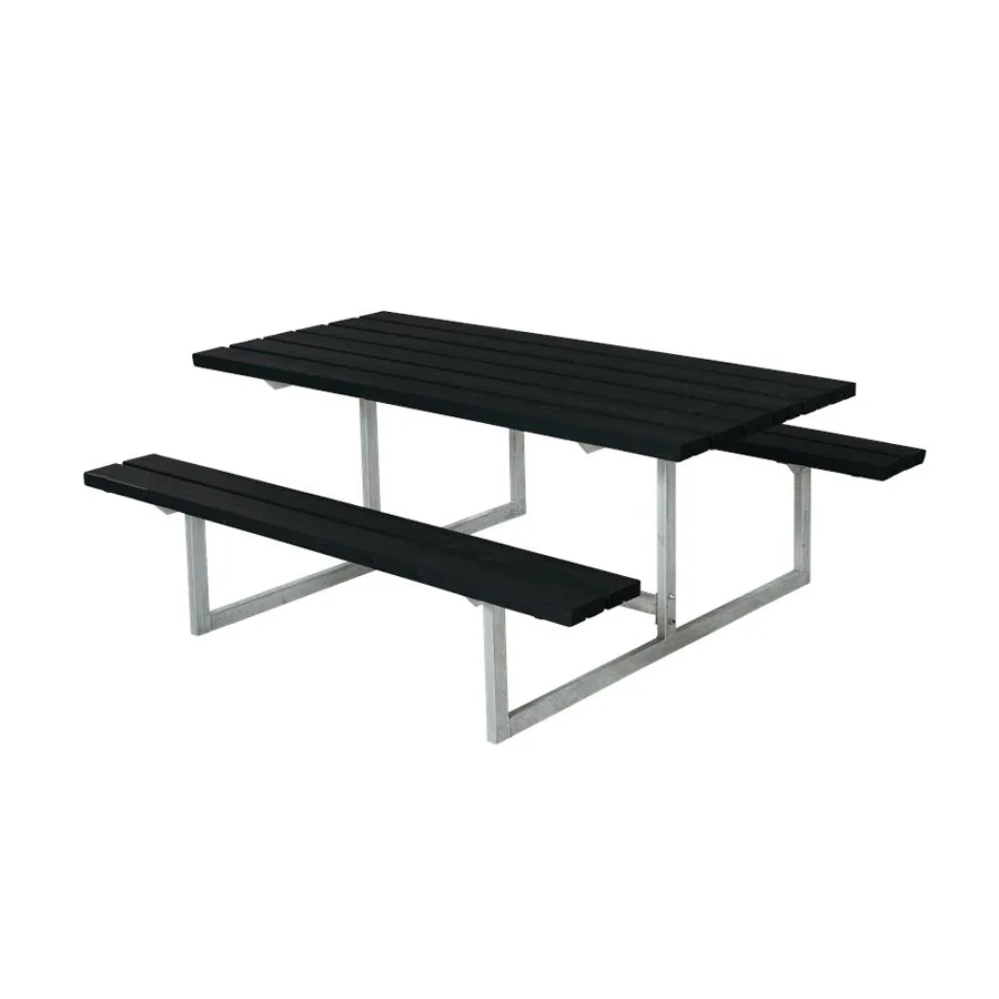 Picknickbord PLUS Basic Svart Utomhus