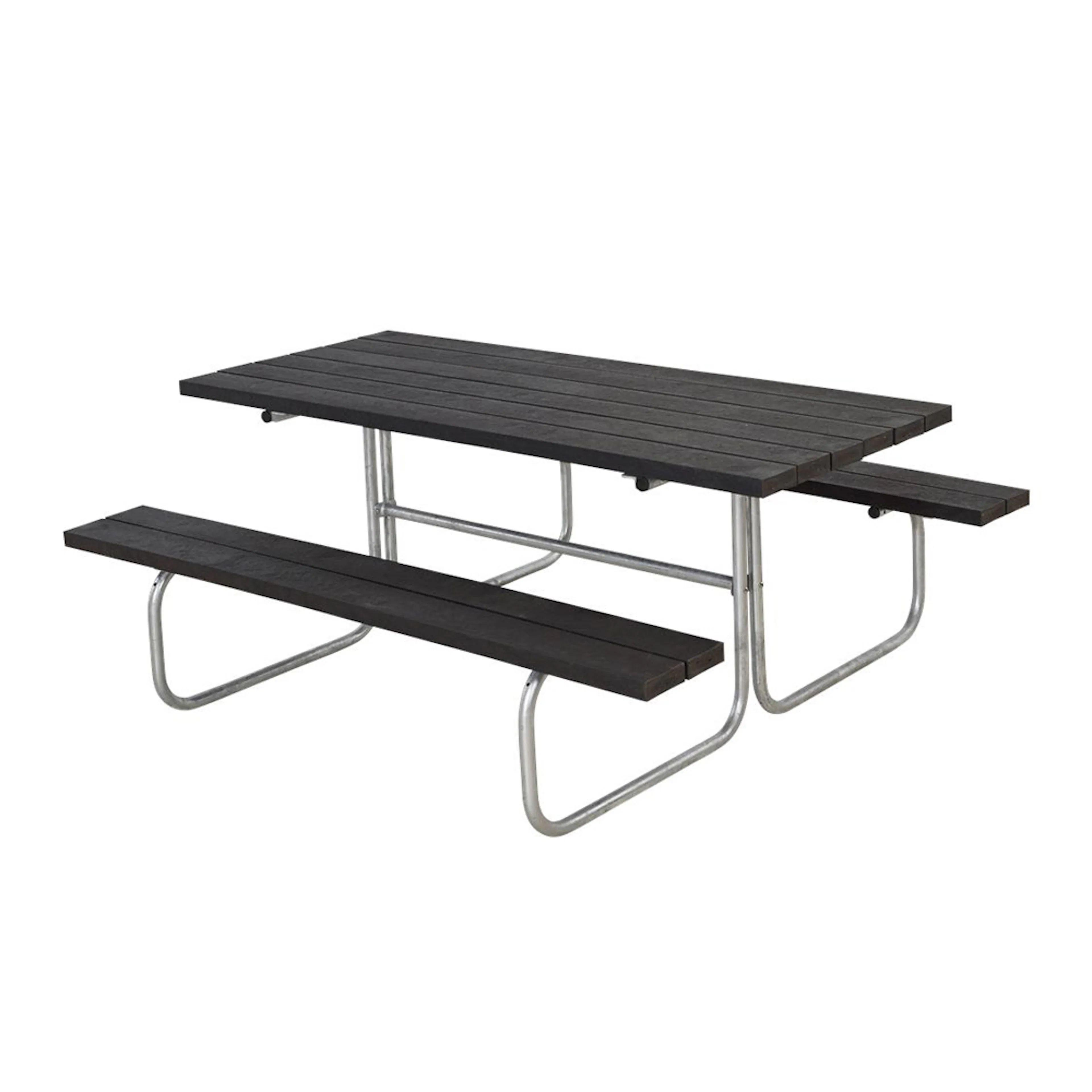 Picknickbord PLUS Classic Svart Plast