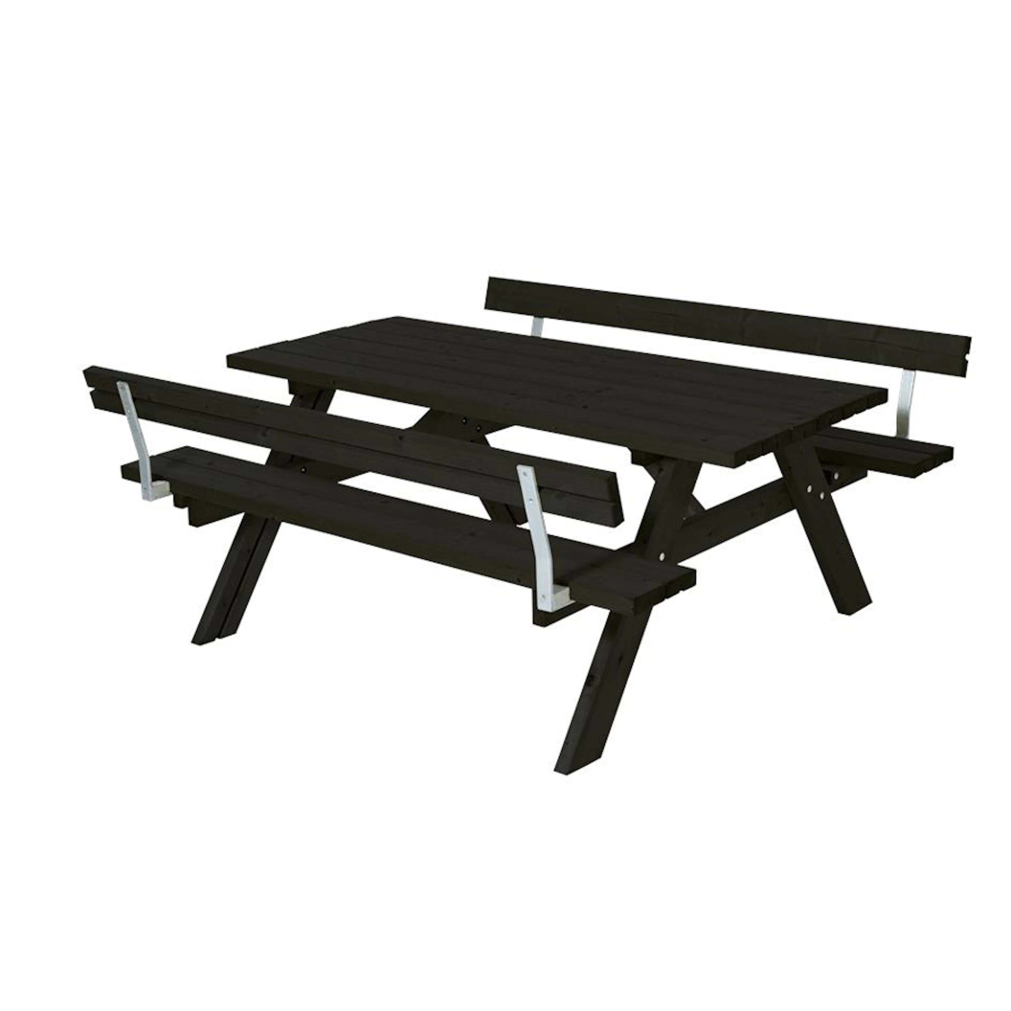 Picknickbord PLUS Svart Utomhus