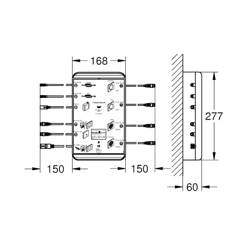 Basenhet Grohe F-Digital Deluxe Bluetooth 2.0
