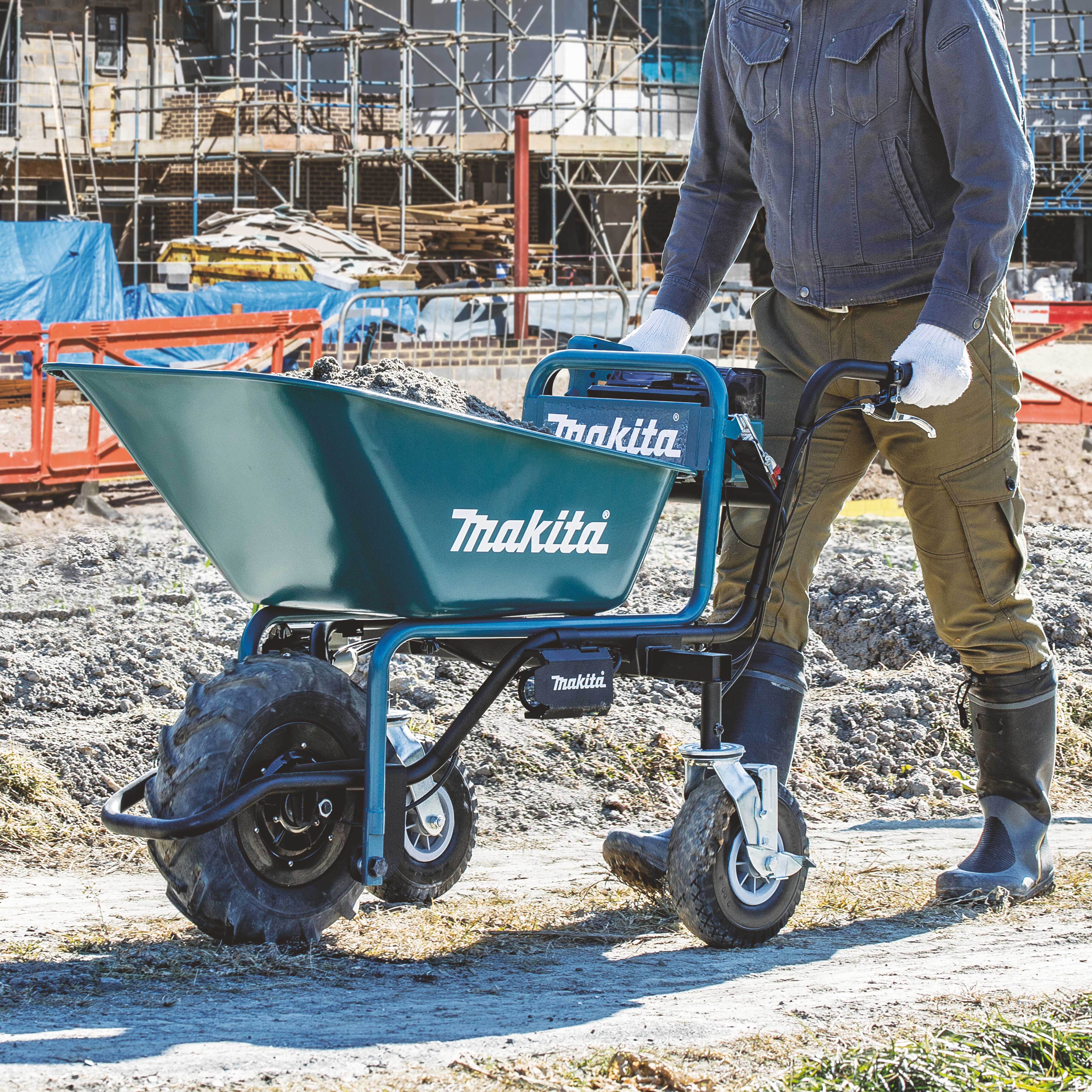 Batteridriven Skottkärra Makita LXT DCU180Z 18V utan Batteri
