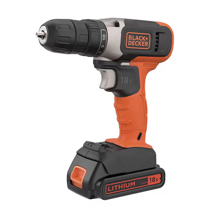Borrskruvdragare Black & Decker BCD001C1 1X1,5Ah Batteri
