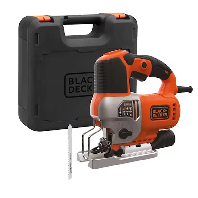 Sticksåg Black & Decker BES610K Kitbox