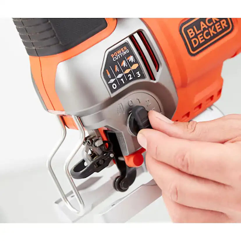 Sticksåg Black & Decker BES610K Kitbox